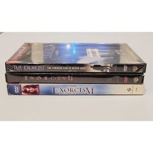 The Exorcist, Exorcist The Beginning, The Exorcism of Emily Rose DVD Lot